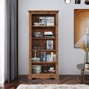 Ver imagem 1 de Estante para Livros para Livros Organizador Multiuso de Madeira