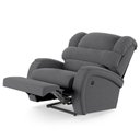 Ver imagem 5 de Poltrona do Papai Reclinável Kalie Power Touch Usb Fh9 Veludo Cinza - Mpozenato