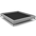 Ver imagem 7 de Cama Casal Queen Base Box Pés de Ferro Estilo Industrial 176cm Otto P05 Linho Cinza Claro - Lyam