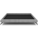 Ver imagem 2 de Cama Casal Queen Base Box Pés de Ferro Estilo Industrial 176cm Otto P05 Linho Cinza Claro - Lyam