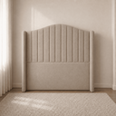 Ver imagem 3 de Cabeceira Cama Box Casal King 195cm Zoe Estofada Suede Moderna