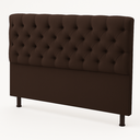 Ver imagem 1 de Cabeceira Queen Marrom - 160x110 Cm