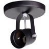 Spot Sobrepor Direcionável Mr16 Dicroica Alumínio Preto + Led 7w Lâmpada:2700k Quente - 6