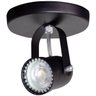 Spot Sobrepor Direcionável Mr16 Dicroica Alumínio Preto + Led 7w Lâmpada:2700k Quente - 3
