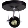 Spot Sobrepor Direcionável Mr16 Dicroica Alumínio Preto + Led 7w Lâmpada:2700k Quente - 5