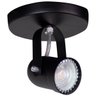 Spot Sobrepor Direcionável Mr16 Dicroica Alumínio Preto + Led 7w Lâmpada:2700k Quente - 1