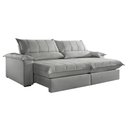 Ver imagem 2 de Sofá Retrátil e Reclinável com Catraca Blindada 200cm Porto Bello