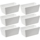 Ver imagem 1 de Kit 6 Suportes para Sachês Molhos 11x6,5x5,1cm Branco Organizador Uno Coza de Mesa