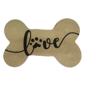 Tapete Pet Temático Ossinho - 56 X 36 Cm