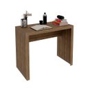 Ver imagem 3 de Mesa Escrivaninha Office Para Estudos e Trabalho 90 X 74,5cm: Nogal