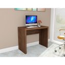Ver imagem 1 de Mesa Escrivaninha Office Para Estudos e Trabalho 90 X 74,5cm: Nogal