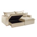 Ver imagem 7 de Sofá Retrátil com Baú Ref 47 - 2504-b Messina