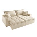 Ver imagem 4 de Sofá Retrátil com Baú Ref 47 - 2504-b Messina