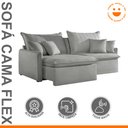 Ver imagem 2 de Sofá Cama Retrátil e Reclinável 180cm Flex