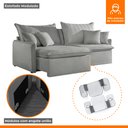 Ver mais imagens de Sofá Cama Retrátil e Reclinável 180cm Flex