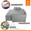 Ver imagem 7 de Sofá Cama Retrátil e Reclinável 180cm Flex