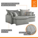 Ver imagem 6 de Sofá Cama Retrátil e Reclinável 180cm Flex