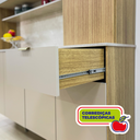 Ver imagem 6 de Armário para Cozinha 9 Portas 1 Gaveta Pulse Bege/Freijó/Vanilla/Cp-Riscatto