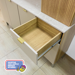 Armário para Cozinha 9 Portas 1 Gaveta Pulse - 9