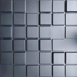 20 Placas Revestimento 3d Efeito Pixel Moderno Preto - 3
