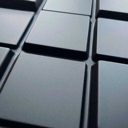20 Placas Revestimento 3d Efeito Pixel Moderno Preto - 2