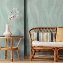 Ver imagem 2 de Papel de Parede Time Collection Folhas Folhagem Azul