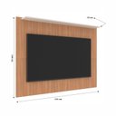 Ver imagem 3 de Painel para TV até 65 Polegadas 150CMX108CM Nevada Marrom