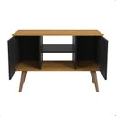 Ver imagem 4 de Rack para Tv até 50 Polegadas Viena com Nichos e Portas:preto/narure