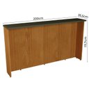 Ver imagem 3 de Bancada para Cozinha Ilha 200cm Cozinha Milão