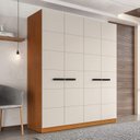 Ver imagem 1 de Guarda Roupa Casal 161,1cm com 4 Portas e 4 Gavetas 240842 Lisboa Politorno Móveis