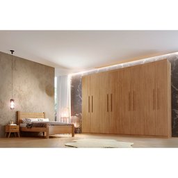 Guarda Roupa Casal Hera 8 Portas e 4 Gavetas Rufato - 1