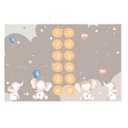 Ver imagem 1 de Lençol Cenário Foto Mêsversário Gêmeos Cinza Minhaestrelinha