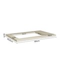 Ver imagem 2 de Tampo 80cm Cooktop 4 Bocas Cozinha Milão Branco/Cinza Argila