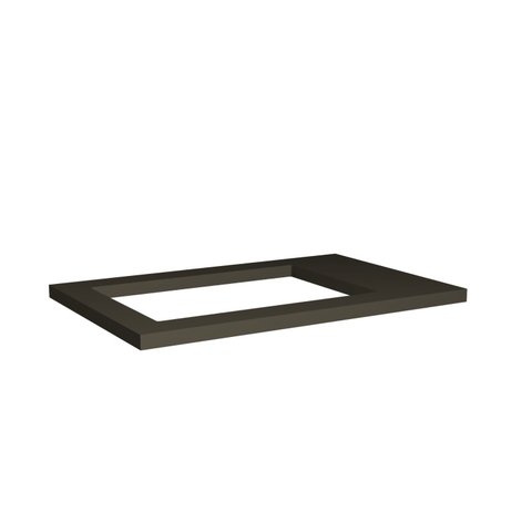 Tampo 80cm Cooktop 4 Bocas Cozinha Milão Cinza/Grafite