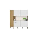 Ver imagem 4 de Armário para Cozinha 9 Portas 1 Gaveta Pulse Branco/Freijó/Artico/Cp-Riscatto
