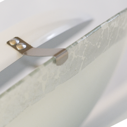 Plafon Luminária Vidro Prateado Craquelado Pátina Único Exclusivo Chique Decorativo Quarto Sala Esta - 8