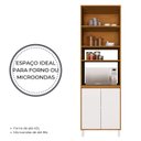 Ver imagem 7 de Torre Quente 70cm 4 Portas Cozinha Milão Branco/Freijó Rocks/Ártico