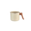 Ver imagem 4 de Jogo com 8 Panelas Antiaderentes de Ceramica e Aluminio Bege - Oikos