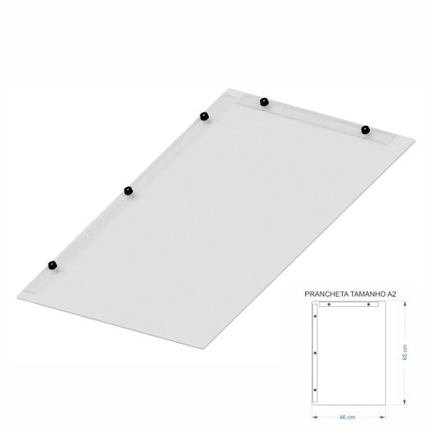 Prancheta Desenho Tecnico Arquitetura Engenharia Acrilic A2