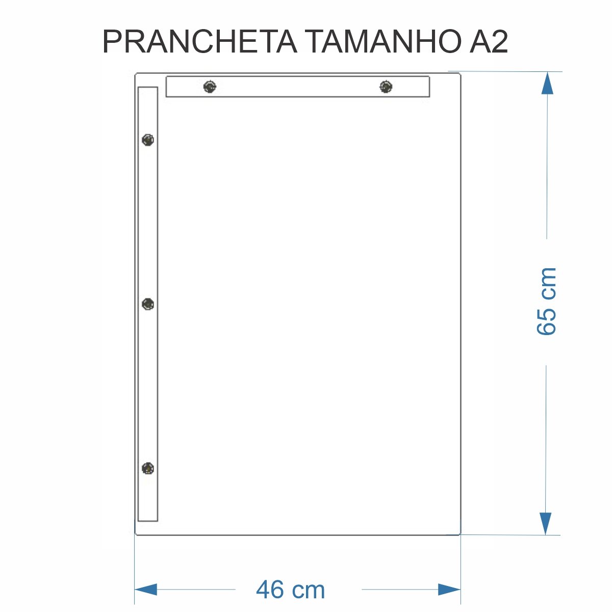 Prancheta Desenho Tecnico Arquitetura Engenharia Acrilic A2 - 5