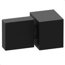Ver imagem 7 de Acabamento para Registro Padrão Deca Preto Fosco 16 Estrias com Ajuste Inteligente 12mm Modelo Slim