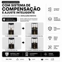 Ver mais imagens de Acabamento para Registro Padrão Deca Preto Fosco 16 Estrias com Ajuste Inteligente 12mm Modelo Slim