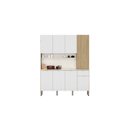 Ver imagem 4 de Armário para Cozinha 8 Portas 1 Gaveta Slow Branco/Freijó/Artico/Cp-Riscatto