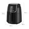Fritadeira Airfryer Midea Gourmetfry Digital 4l Preta Frb49 - 220v - 6