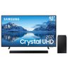 Smart Tv 65 Polegadas Crystal UHD 4K Samsung 65AU8000 + Soundbar Samsung HW-T555 Bluetooth 320W - 1