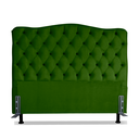 Ver imagem 2 de Cabeceira para Cama Box Solteiro 0,9 m Realeza:Suede Verde Musgo