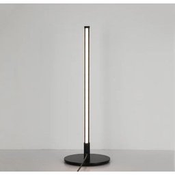 Luminária de Mesa / Abajur Moderno Slim Perfil Linear Led Integrado - Preto - 3