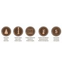 Ver imagem 2 de Faca Chef Tramontina Polywood com Lâmina em Aço Inox e Cabo de Madeira Castanho 8" Tramontina