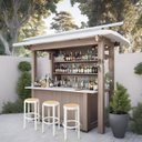 Ver imagem 2 de Banqueta Fitz Alta com Assento Simulando Rattan