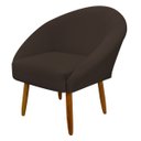 Ver imagem 1 de Poltrona Decorativa para Sala Recepção Manicure Consultório Stella Suede